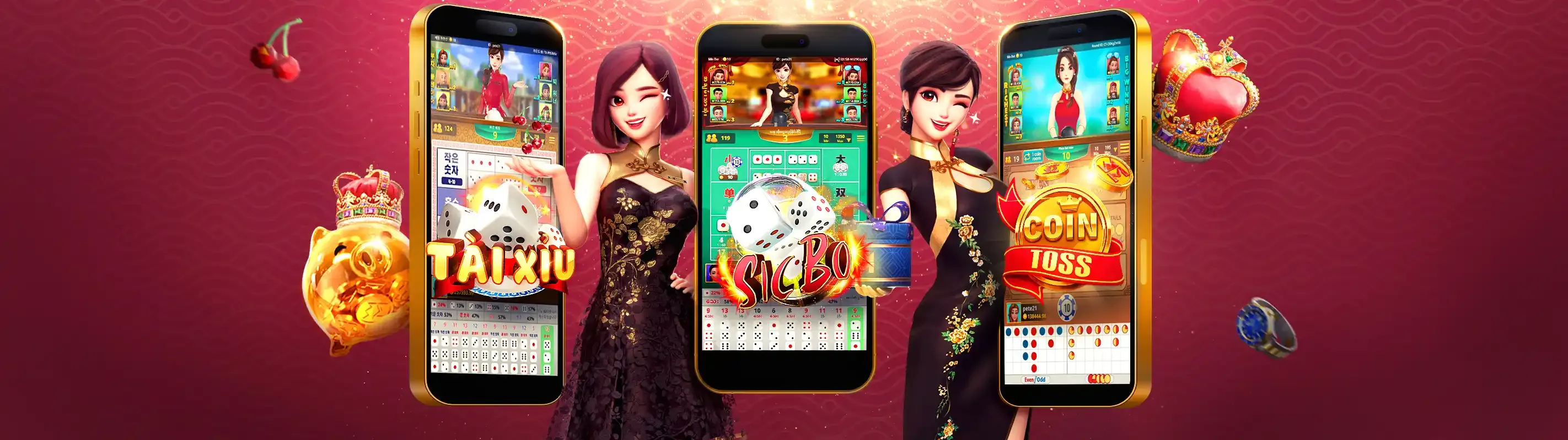Hình nền ứng dụng 1win game app với các trò chơi cá cược sôi động